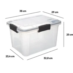 5Five Opbergkist met deksel - Protect - 18L - 38x29x25 cm