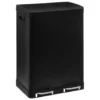 5Five Pedaalemmer Ariane - zwart - rvs metaal - 2 x 30 Liter