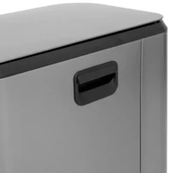 5Five Pedaalemmer Norvik - zilver - rvs - 50L - 45 x 35 x 61 cm