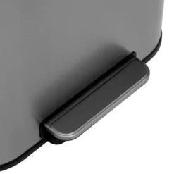 5Five Pedaalemmer Norvik - zilver - rvs - 50L - 45 x 35 x 61 cm