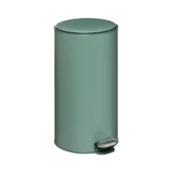 5Five Prullenbak/pedaalemmer - groen - metaal - 30 liter - 62 cm