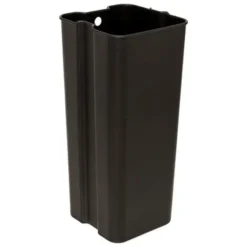 5Five Prullenbak/pedaalemmer - zwart - metaal - 30 liter