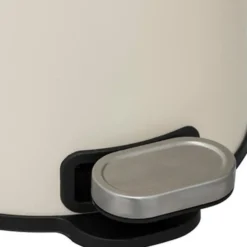 5Five Prullenbak/pedaalemmer - beige - metaal - 6 liter