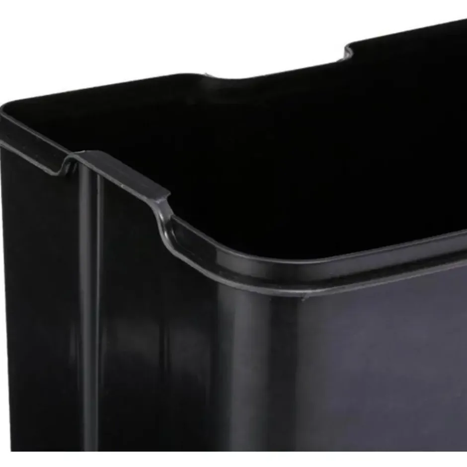 5Five Prullenbak/pedaalemmer - grijs - metaal - 30 liter - 34 x 61 cm