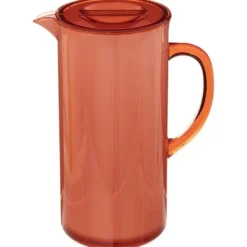 5Five Sapkan/schenkkan karaf - rood - met deksel - 1950 ml