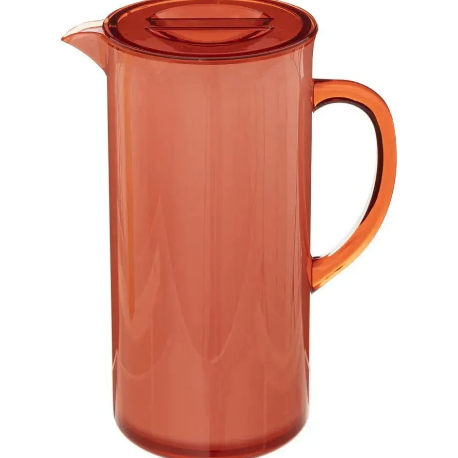 5Five Sapkan/schenkkan karaf - rood - met deksel - 1950 ml