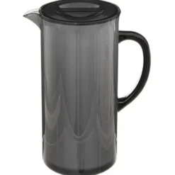 5Five Sapkan/schenkkan karaf - zwart - met deksel - 1950 ml