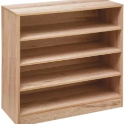5Five Schoenenkast - 12 paar schoenen - bruin - hout - 67 x 68 cm