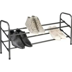 5five Schoenenrek - uitschuifbaar - zwart - 6-10 paar - 61 x 39cm