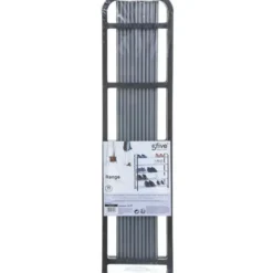 5five Schoenenrek - zilver/zwart - 15-paar - metaal-kunststof - 71x78cm