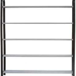 5five Schoenenrek - zilver/zwart - 15-paar - metaal-kunststof - 71x78cm