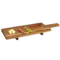 5Five Serveerplank voor hapjes/tapas - 25 x 70 cm - acacia hout