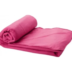 Fleece deken of plaid - bank/bed - roze - 150 x 120 cm
