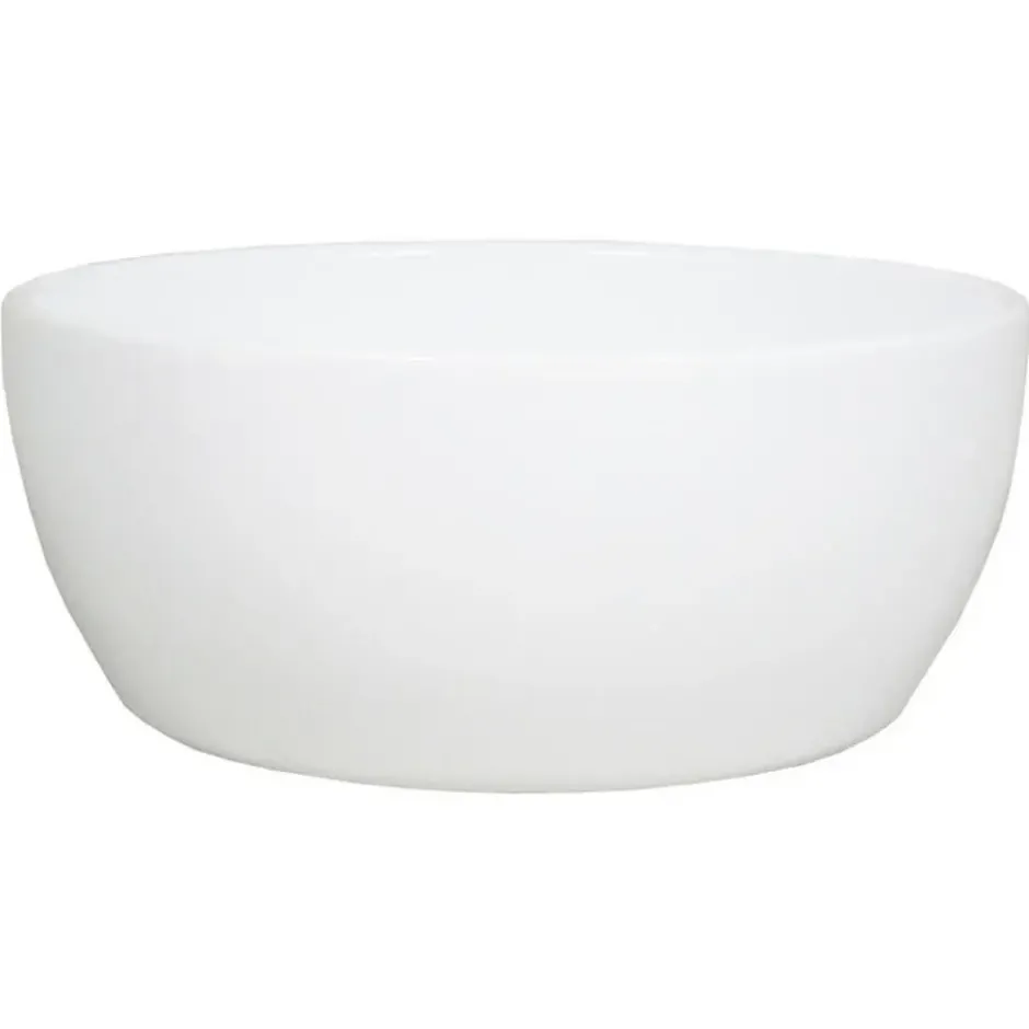 Floran Plantenpot schaal - wit - keramiek - 26 x 14 cm