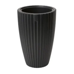 Form Plastic Plantenpot/bloempot - kunststof - zwart - 40 x 58 cm