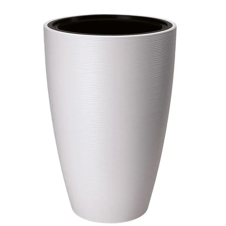 Form Plastic Plantenpot/bloempot - kunststof - wit - 40 x 58 cm