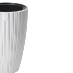 Form Plastic Plantenpot/bloempot - kunststof - wit - 30 x 48 cm