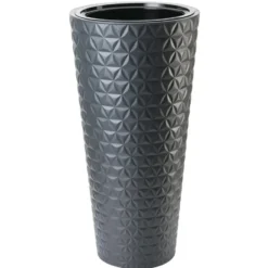 Form Plastic Plantenpot Diamond - kunststof - antraciet - 40 x 80