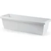 Forte Plastics Plantenbak - wit - rechthoekig - 60 x 20 x 16 cm