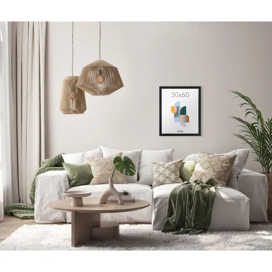 Fotokader - Fotolijst - Wissellijst - 50x60 cm - MDF - Zwart