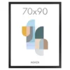 Fotokader - Fotolijst - Wissellijst - 70x90 cm - MDF - Zwart