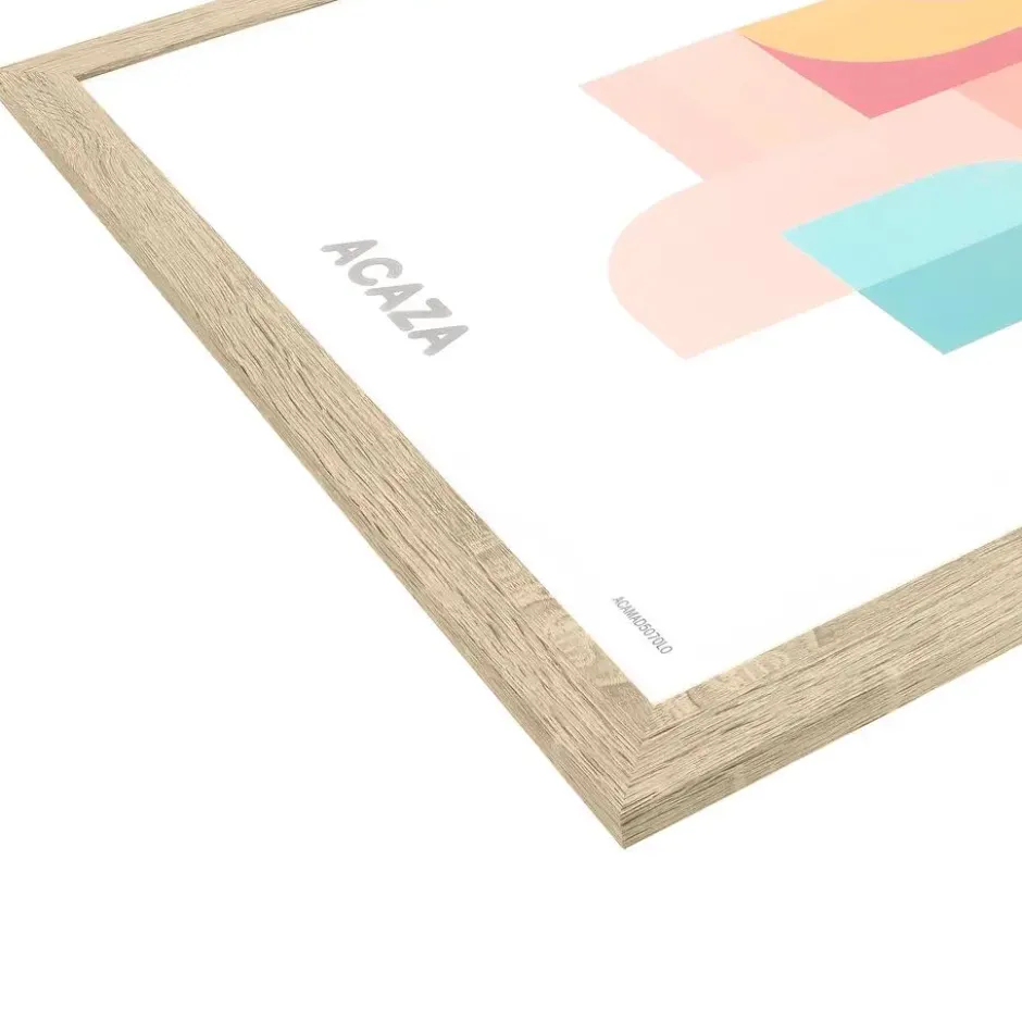 Fotokader - Fotolijst - 50x70 cm - MDF hout - Lichte Eik