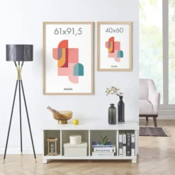 Fotokader - Fotolijst - 61x91.5 cm - MDF hout - Lichte Eik