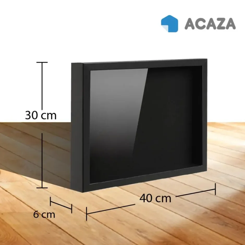 Fotokader in 3D - Box Frame - Fotolijst - 3.5 cm diep - MDF - 30x40cm - Zwart