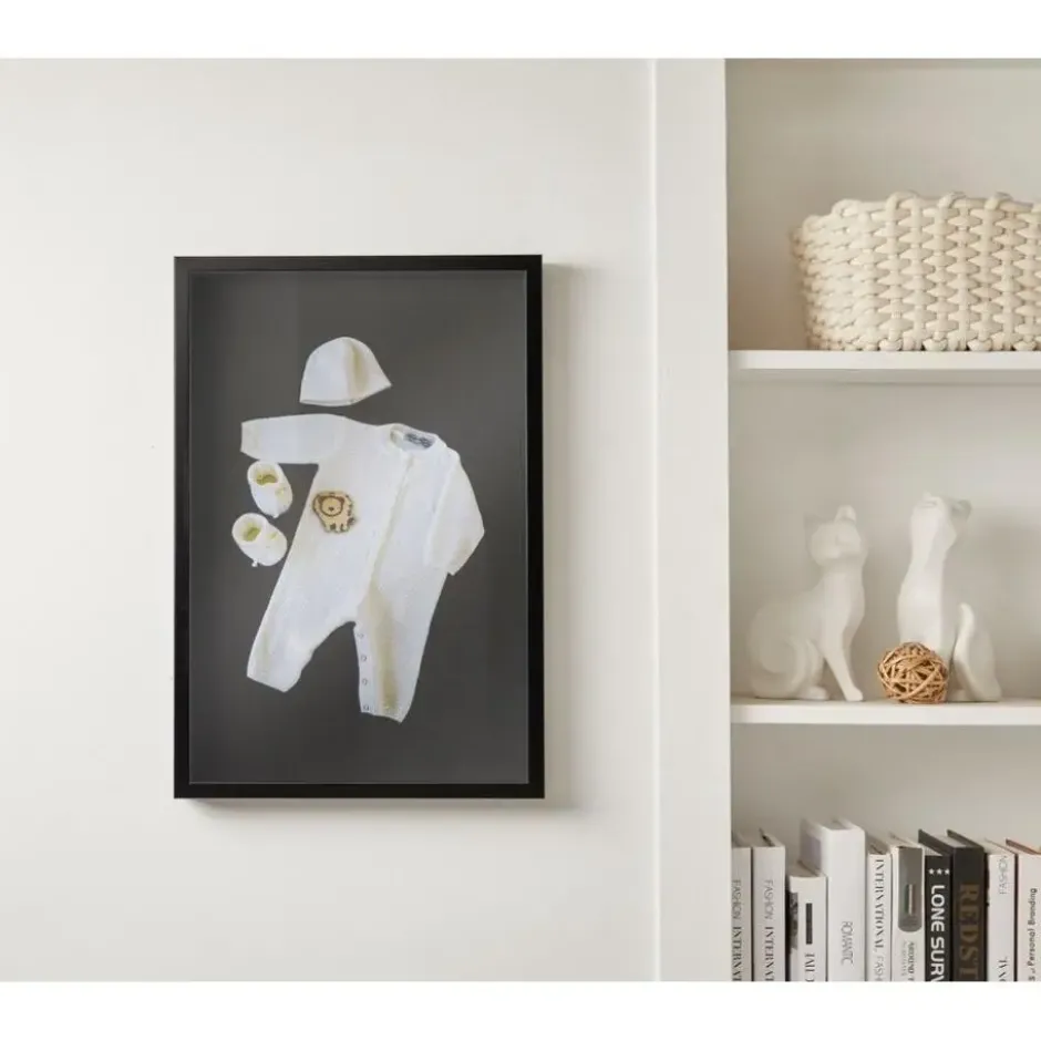Fotokader in 3D - Box Frame - Fotolijst - 6 cm diep - MDF - 40x60cm - Zwart