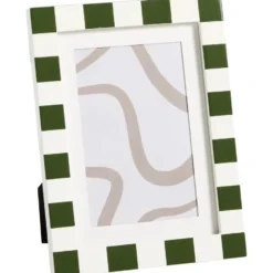 Fotolijst Check - groen - 13x18 cm