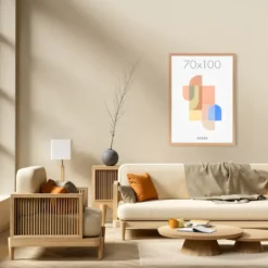 Fotolijst - Wissellijst voor Posters - 70x100 cm - MDF - Warme Eik