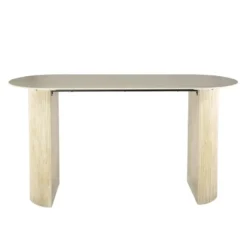 Fraaai - Dexter bartafel - deens ovaal - 180 x 70 cm - travertin look