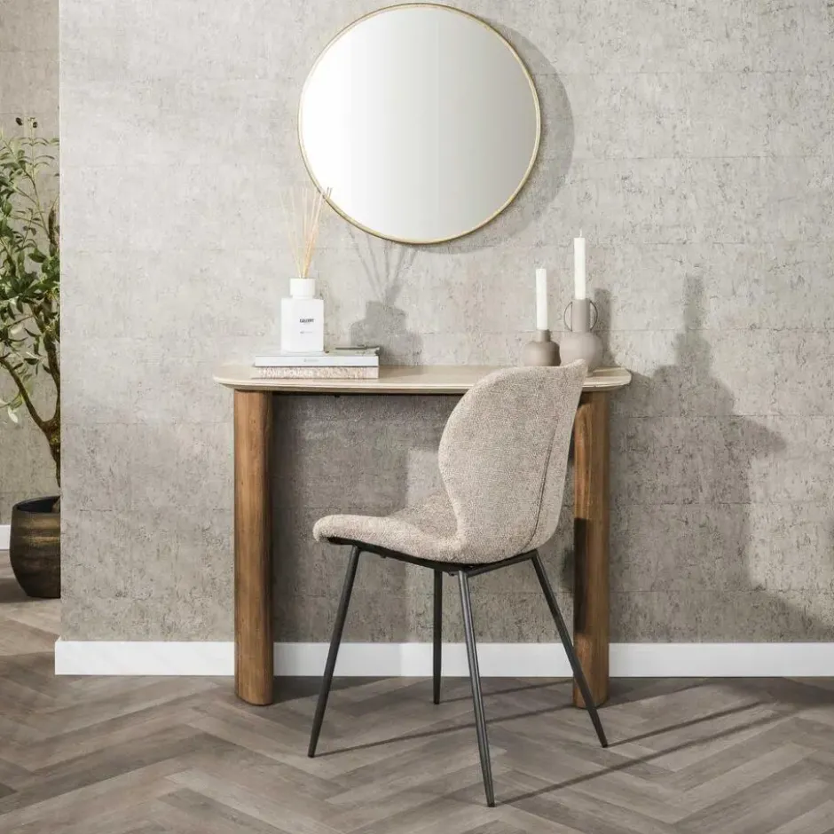 Fraaai - Dexter sidetable - 100 cm - travertin look