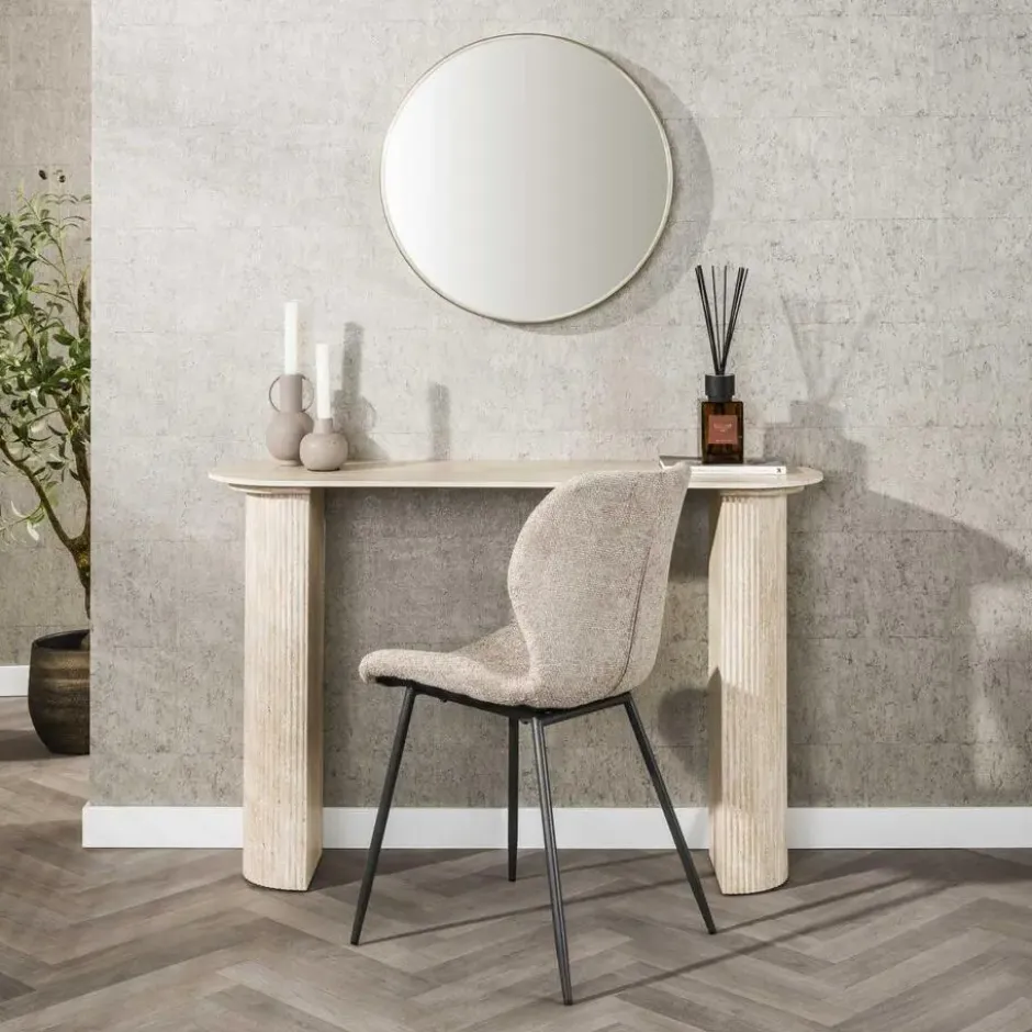 Fraaai - Dexter sidetable - 120 cm - travertin look