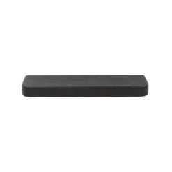 Fraaai - Lazio wandplank - 100 cm - metallic - zwart