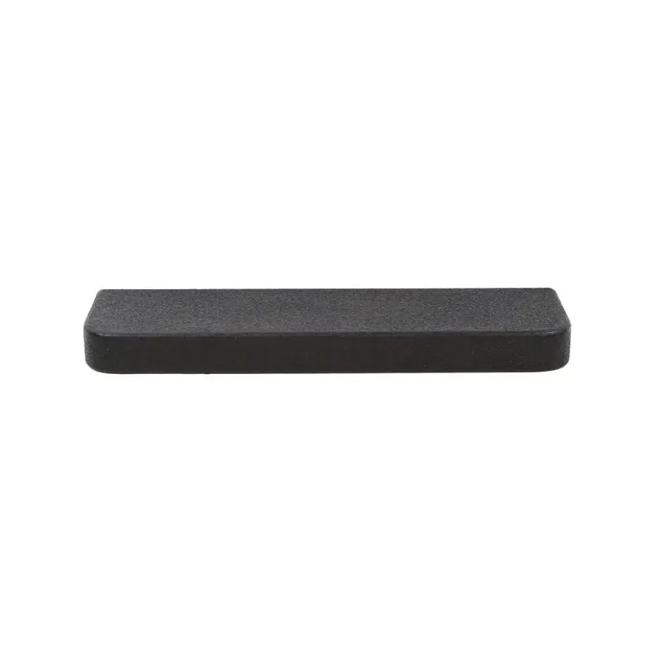 Fraaai - Lazio wandplank - 100 cm - metallic - zwart