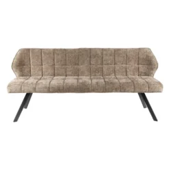 Fraaai - Ramon eetkamerbank 180 cm geweven - champagne