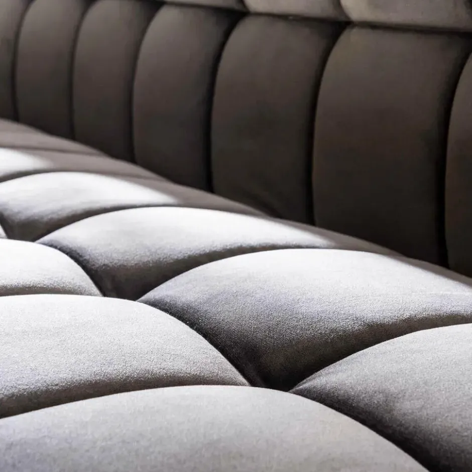 Fraaai - Ramon eetkamerbank 180 cm velvet antraciet