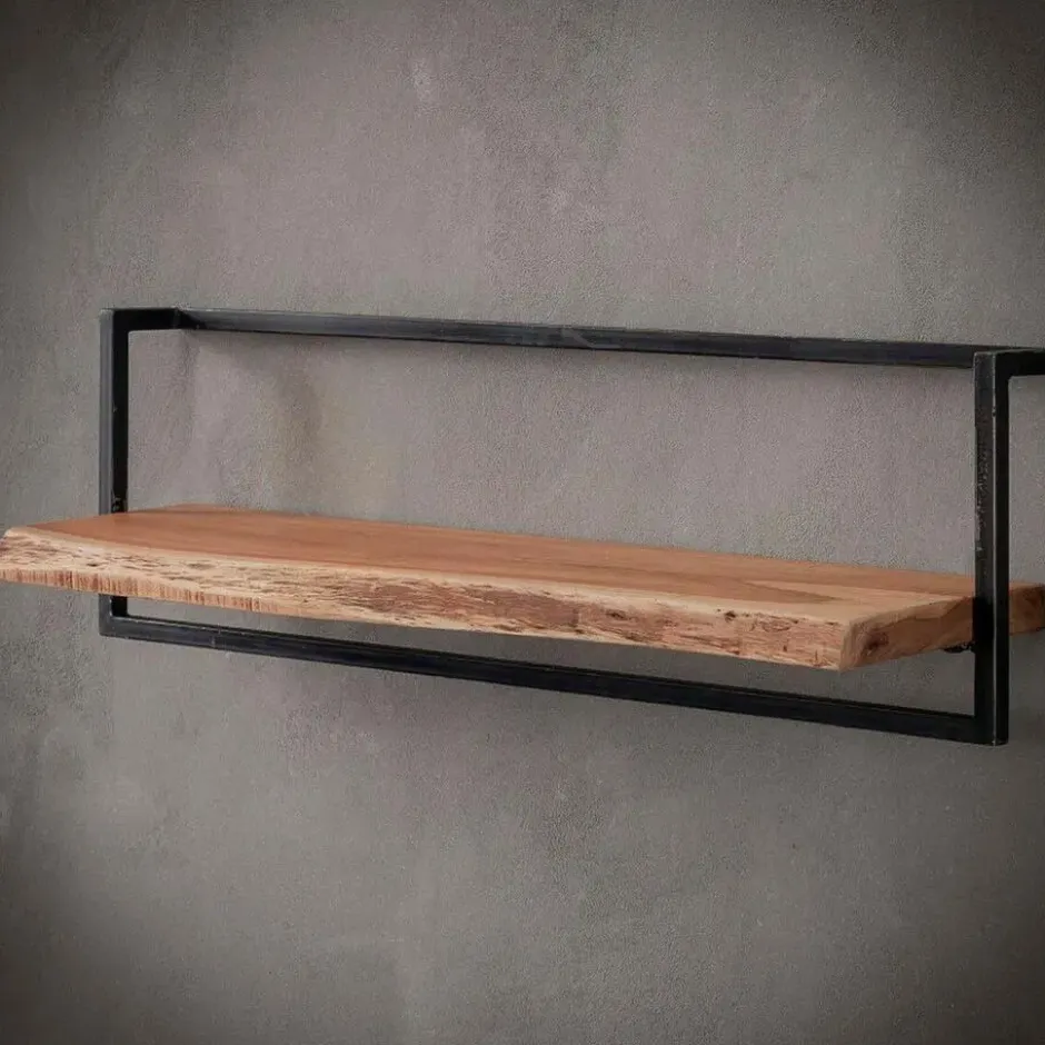 Fraaai - Woody metaal wandplank 100 cm