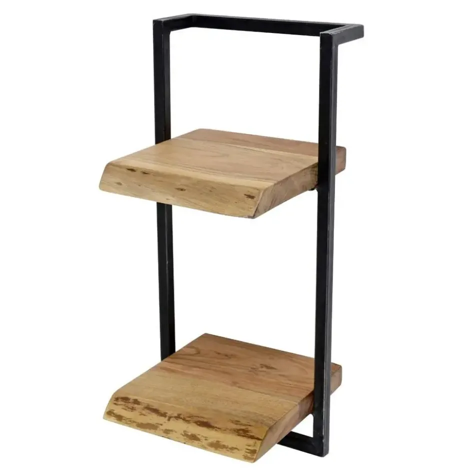Fraaai - Woody metaal wandplank 30x65 cm