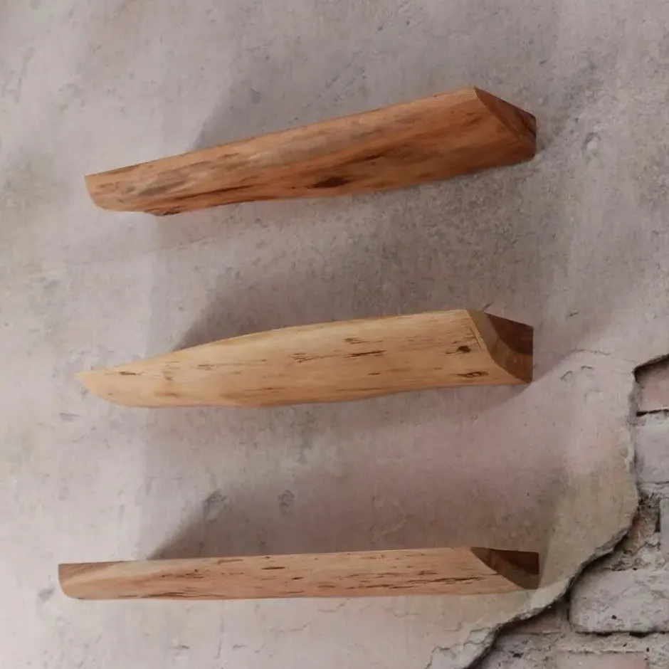 Fraaai - Woody wandplank set van drie