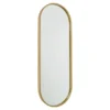Fragix Boston Spiegel Ovaal - Goud - Metaal - 80x30