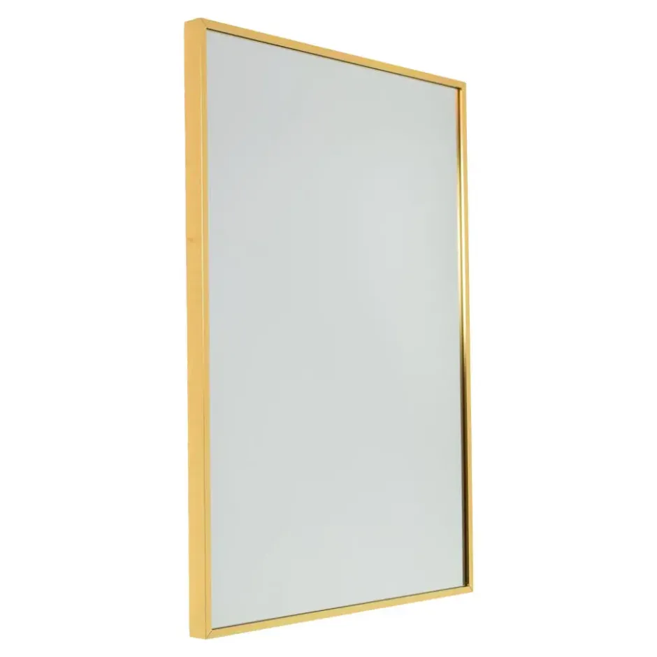 Fragix York Wandspiegel - Goud - Aluminium - 60x40