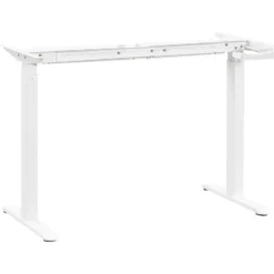 Frame zit/sta bureau Homeworx handmatig verstelbaar - wit