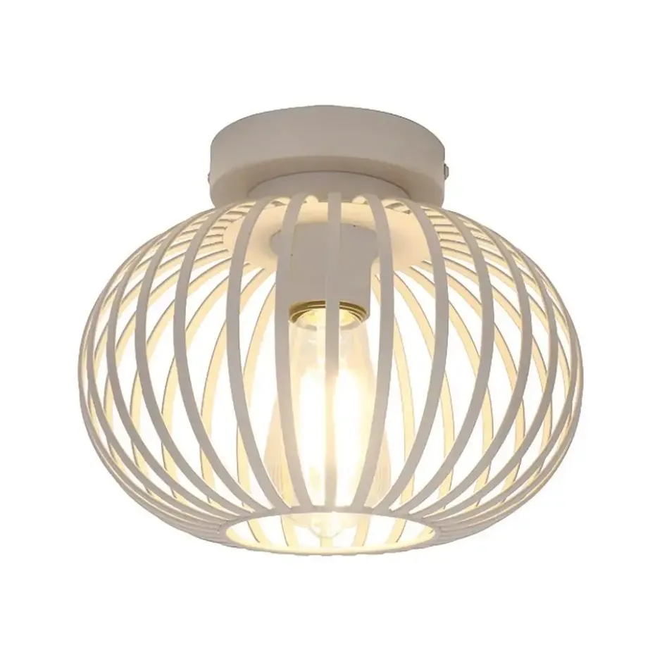 Freelight Plafondlamp Aglio - beige - 25x18 cm