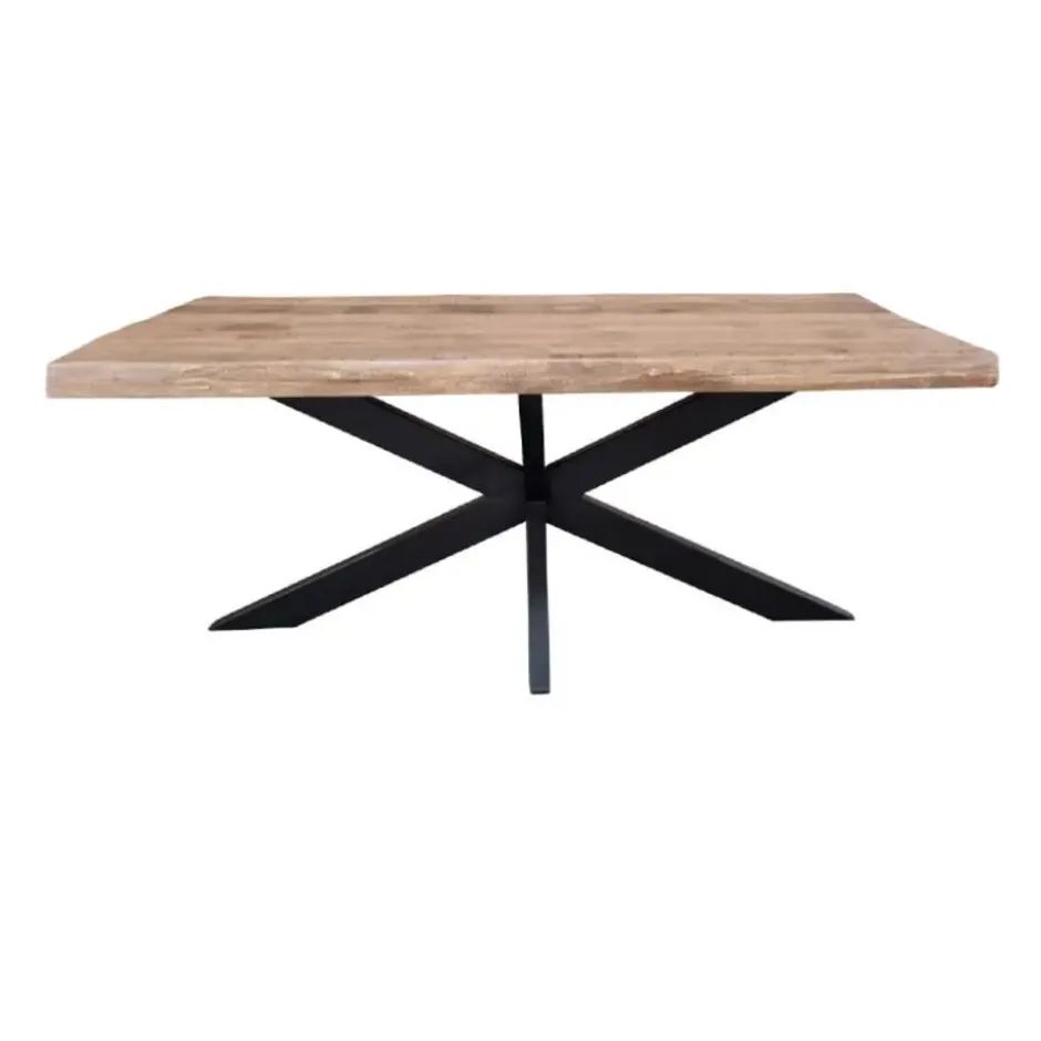 Furndea Devi eettafel boomstam mangohout 220x100x76