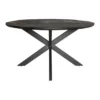 Furndea Eettafel Orianna rond - zwart 140cm