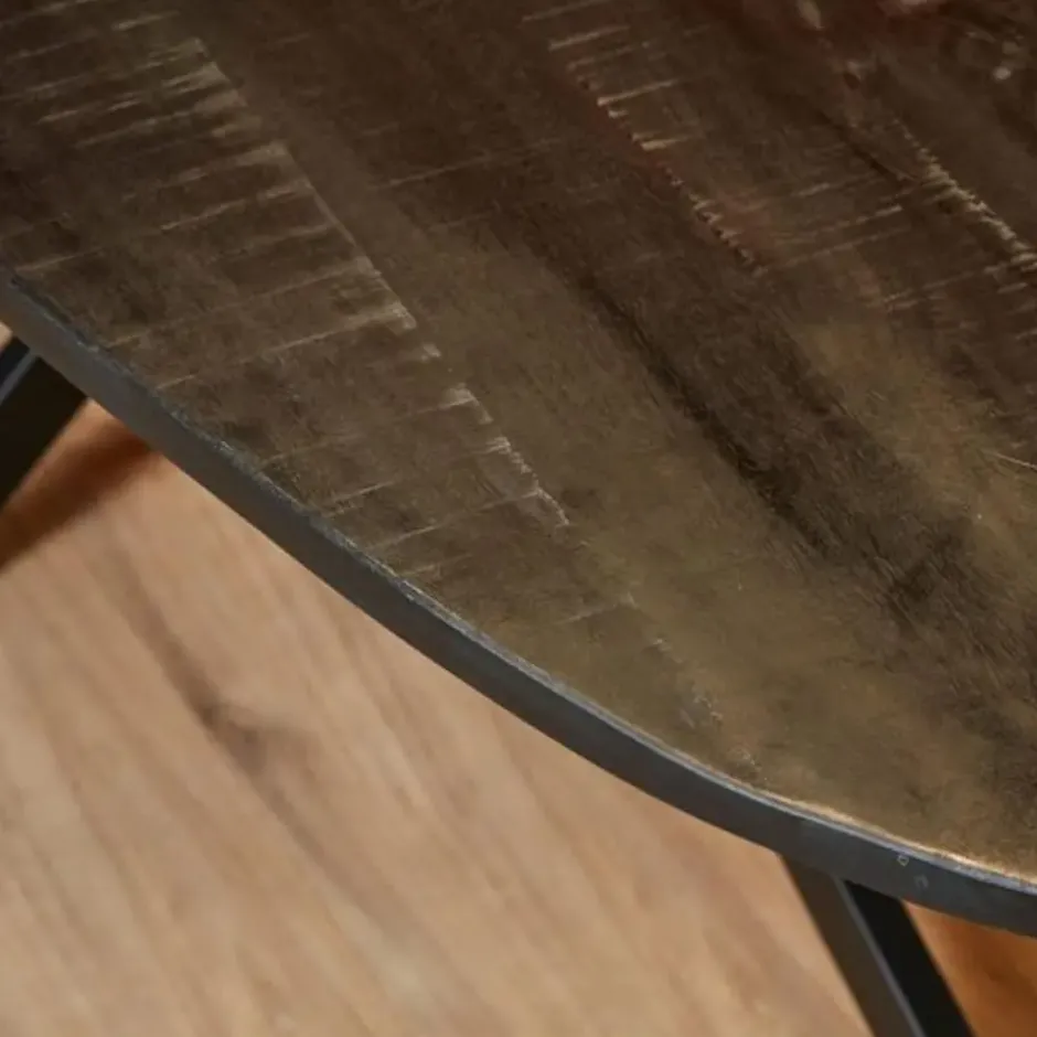 Furndea Eleanor eettafel Deens ovaal zwart - 100x200x76 cm