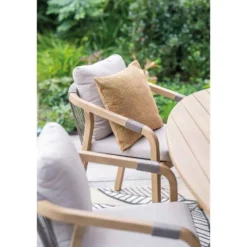 Garden Impressions Alora lounge dining stoel - grey sand