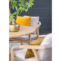 Garden Impressions Alora lounge dining stoel - grey sand